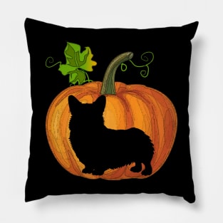 Corgi in pumpkin Pillow