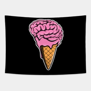 Brain flavored ice cream Tapestry