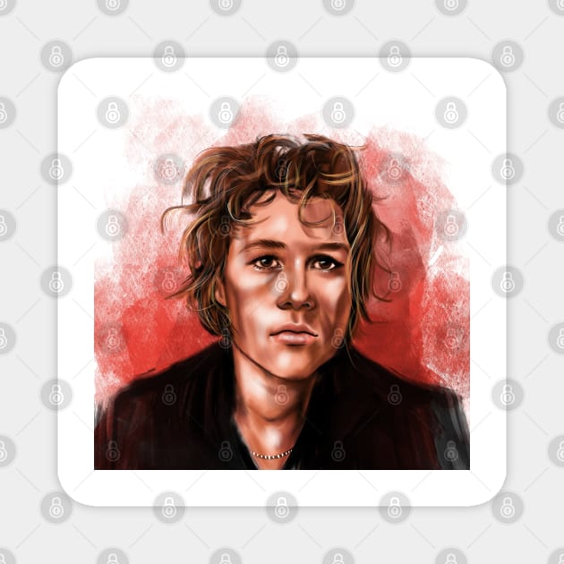 Heath Ledger Magnet by Svetlana Pelin