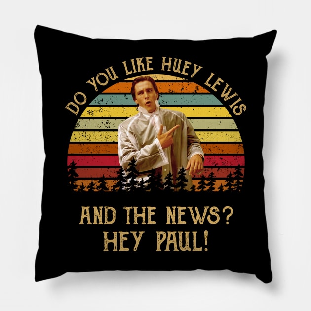 American Psycho Popular Pillow by Visionary Canvas