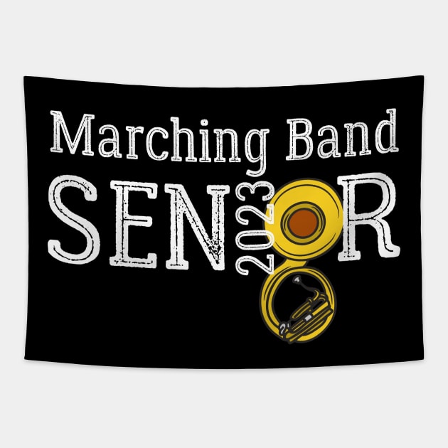 Marching Band 2023 Senior Sousaphone Sousa Player Tapestry by MalibuSun