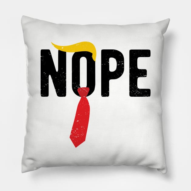 Nope Trump nope election vote 2 Pillow by Gaming champion