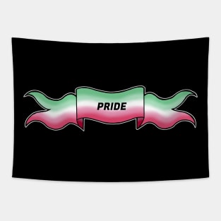 abrosexual pride banner Tapestry