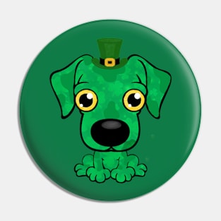 St.Patrick clover dalmatian Pin