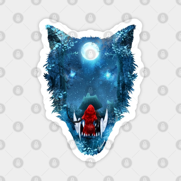 Big Bad Wolf 2 Magnet by DVerissimo