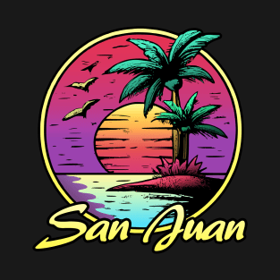 San Juan summer sunset Sun T-Shirt