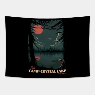 visit camp crystal lake Tapestry