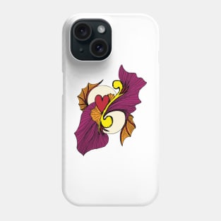 Abstract Dragon Heart, Warm Tones Phone Case