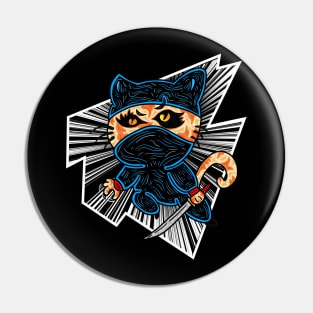 The Ninja Cat #2 Pin