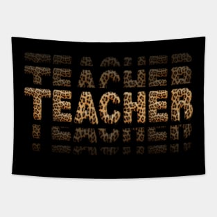 Leopard Back To School I'll Be There For You Teacher Tapestry