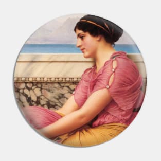 Absence Makes the Heart Grow Fonder by John William Godward Pin