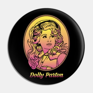 Dolly Parton Art Pin