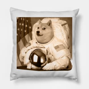 Dogecoin Astronaut -  Dogecoin To The Moon Pillow