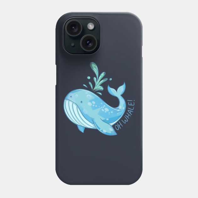 Oh Whale! Phone Case by Claire Lin