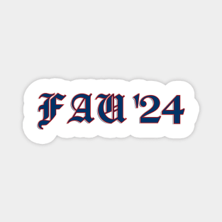 FAU 24 Sticker Magnet