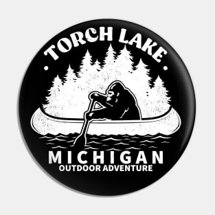 torch lake Michigan Pin