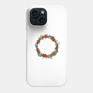 Australian Native Floral Wreath Phone Case