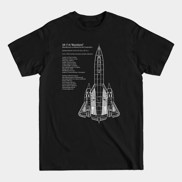 SR71 Blackbird - Sr71 Sr 71 - T-Shirt SR71 Blackbird - Sr71 Sr 71 - T-Shirt