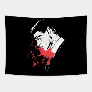 Peaky Blinders Tommy Shelby Splatter Tapestry