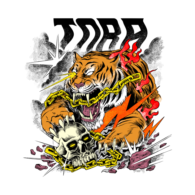 Tora - Tiger Artwork - T-Shirt