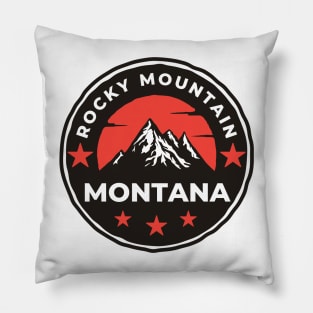 Rocky Mountain Montana - Travel Pillow