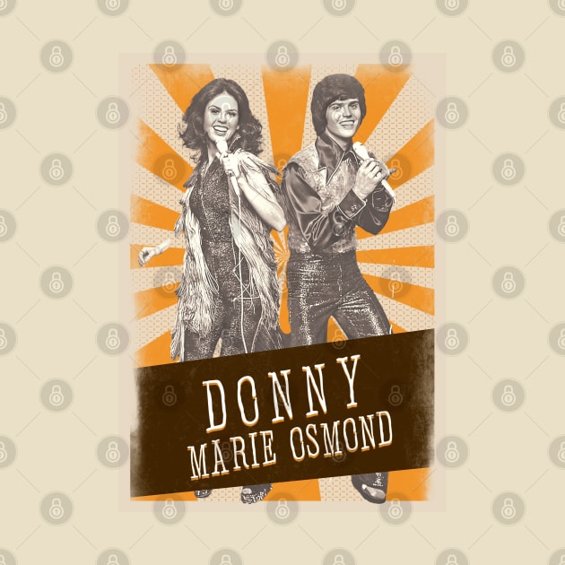 Vintage Aesthetic Donny And Marie Osmond by SkulRose