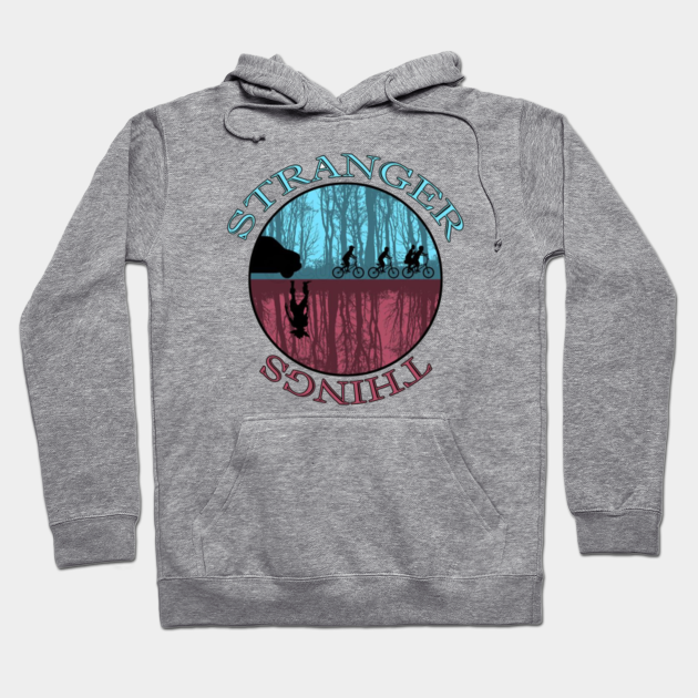 stranger things hoodie upside down