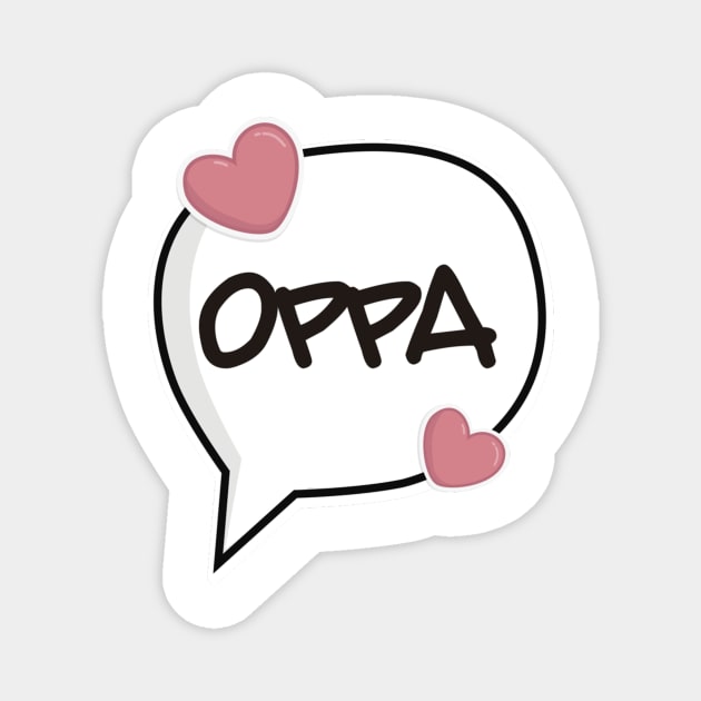 Oppa! Magnet by Kinitiy