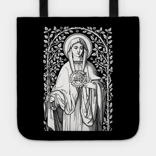 Vintage Virgin Mary Catholic Tote