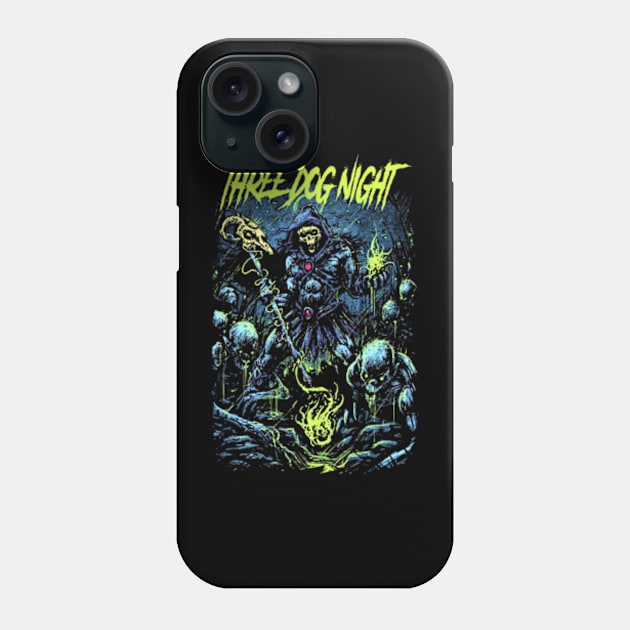 THREE DOG NIGHT BAND MERCHANDISE Phone Case by Rons Frogss