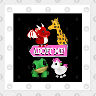 Adopt Me Posters And Art Prints Teepublic - meganplays roblox adopt me house tour