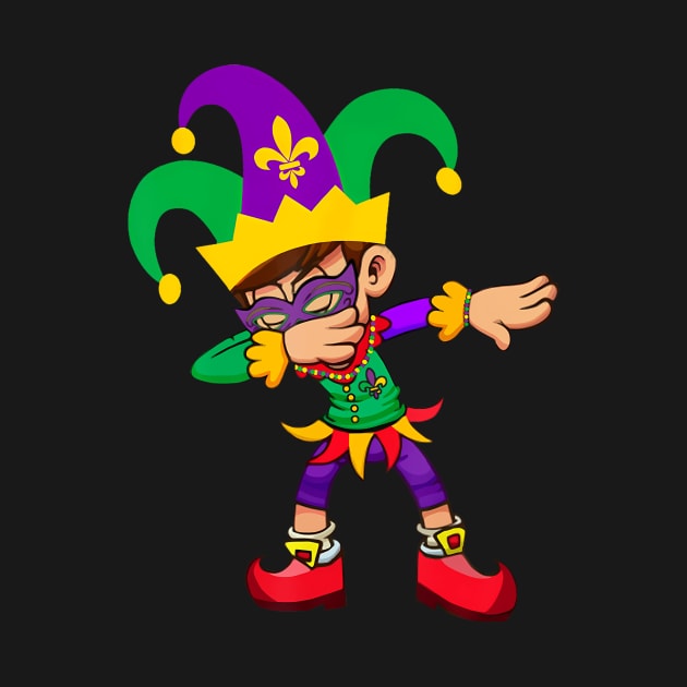 Dabbing Boy Mardi Gras by deptrai0023