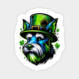 Kerry Blue Terrier in Saint Patrick's Day Celebration Magnet