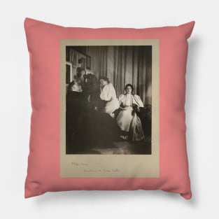 [Self-Portrait with Christine and Yvonne Lerolle] Pillow