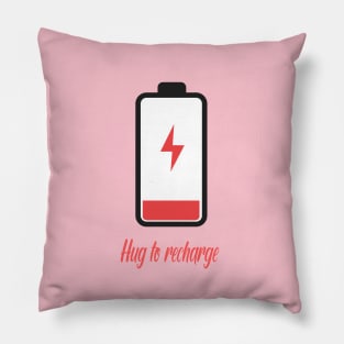 Hug to recharge Pillow