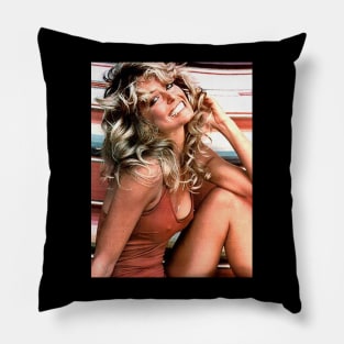 Farrah hot 70s Pillow