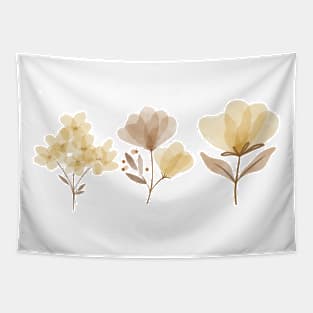 Watercolor Flowers Tapestry