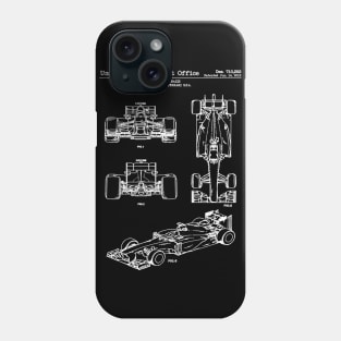 Ferrari Indy Race Car 2013 Patent White Phone Case