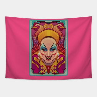 Pink Flamingos Tapestry