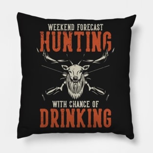 Hunting And Drinking Pillow