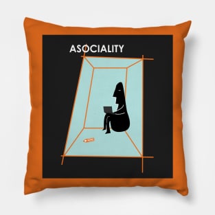 Asociality Pillow