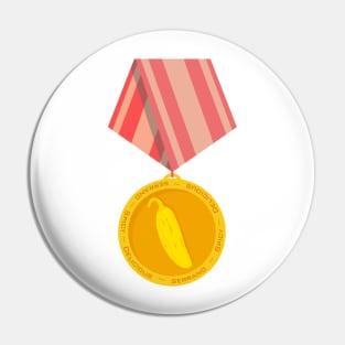 Chili Pepper Medal Pin