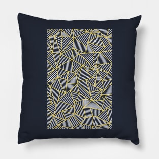 Ab Out Double R Navy Pillow