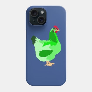 Green Backyard Chicken Phone Case