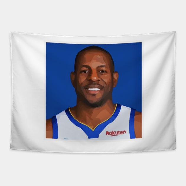 Andre Igoudala Tapestry by Playful Creatives