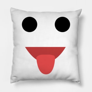 Zunge Raus Emoji Lustiges Karneval Shirt Faschings Kostüm Pillow