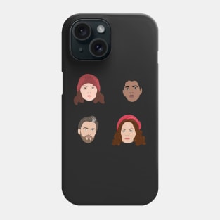 Lyra, Will, Mrs Coulter and Lord Asriel Phone Case