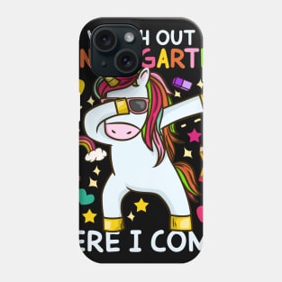 Watch Out Kindergarten Here I Come - Dabbing Unicorn Gift Phone Case