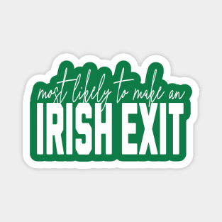 Irish exit Magnet