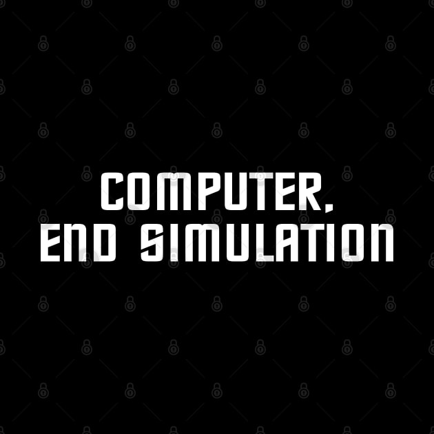 Computer, end simulation by NinthStreetShirts